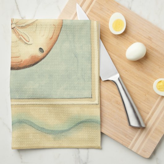 Muschel Collector Geschirrtuch (Viertel Falte)