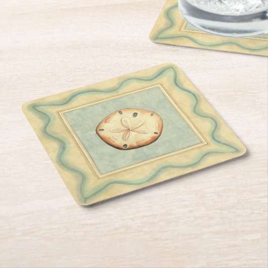 Muschel Collector Rechteckiger Pappuntersetzer (angewinkelt)