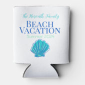 Muschel Custom Beach Cruise Wiedersehen Vacation Dosenkühler (Vorderseite)