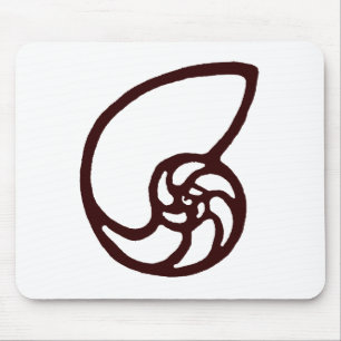 Muschel-Cut braune dk Gibney The MUSEUM Mousepad