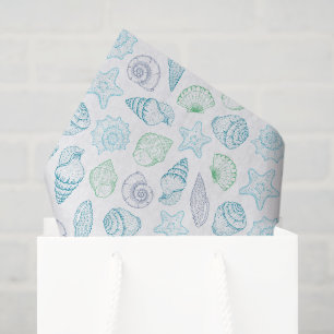 Muschel-Dekor-Tissue-Papier, Strand Küste Seidenpapier