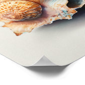 Muschel der Königin Poster (Ecke)