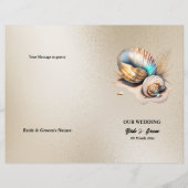 Muschel der nautischen Meeresseashells 3D chic (Rückseite)