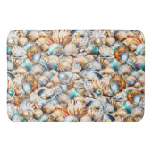 Muschel der Seashell-Iridescent-Muster Badematte (Vorderseite)