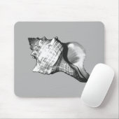 Muschel des Conchs - Grautöne Mousepad (Mit Mouse)
