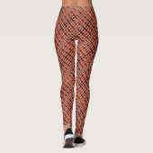 Muschel des Meeres, Rot Leggings (Rückseite)