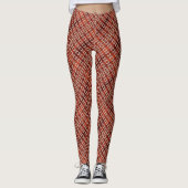Muschel des Meeres, Rot Leggings (Vorderseite)