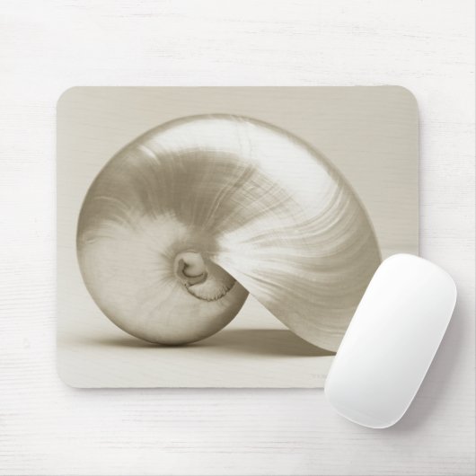Muschel des Perlschwimms Mousepad (Mit Mouse)