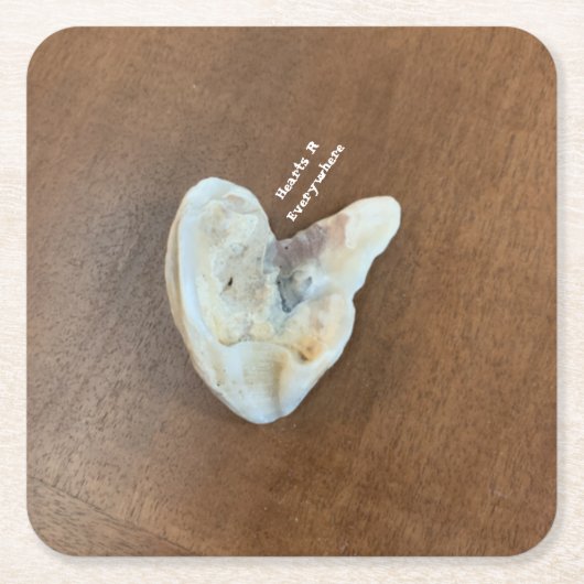 Muschel des Untersetzer am langen Herzen (Vorderseite)