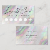 Muschel Design Loyalität Karte (Vorne/Hinten)