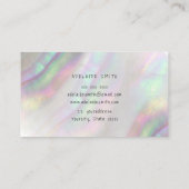 Muschel Design Loyalität Karte (Rückseite)