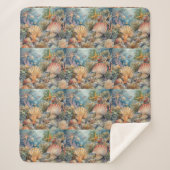 Muschel Design Sherpa Blanket Sherpadecke (Vorderseite)