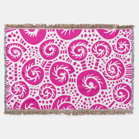 Muschel-Doodle 47 Decke (Vorderseite)