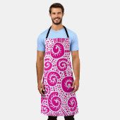 Muschel Dots Doodle 47 Schürze (Getragen)