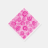 Muschel Dots Doodle 47 Serviette (Ecke)