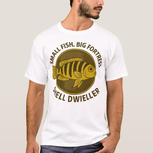 Muschel Dweller - Kleiner Fisch. Große Festungen. T-Shirt (Vorderseite)