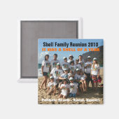 Muschel eines Jahrtausends Magnet (Vorderseite/Rückseite)