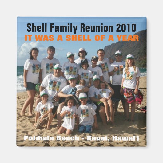 Muschel eines Jahrtausends Magnet (Vorne)