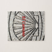 Muschel EL Camino, Plasterung, Spanien (Titel) Puzzle (Horizontal)