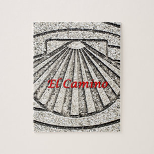 Muschel EL Camino, Plasterung, Spanien (Titel) Puzzle