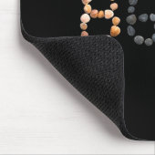 Muschel Fels Küsten Design Mousepad (Ecke)
