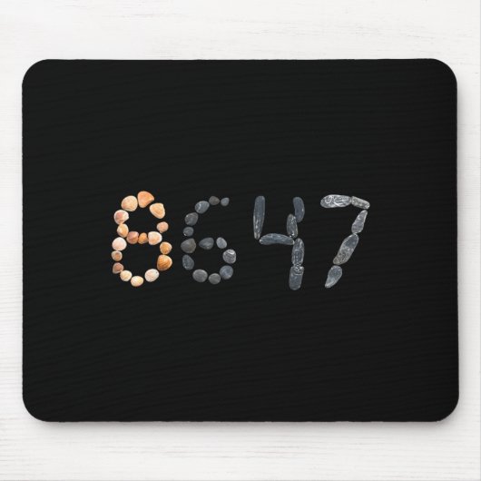 Muschel Fels Küsten Design Mousepad (Vorne)