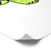 Muschel-Fie Funny Tortoise Selfie Pun Poster (Ecke)