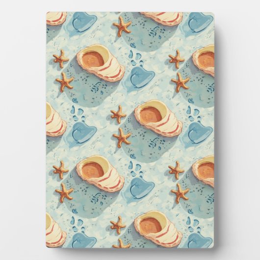 Muschel Fotoplatte (Vorderseite)