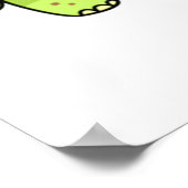 Muschel Funny Celebrity Tortoise Pun Poster (Ecke)