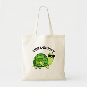Muschel Funny Celebrity Tortoise Pun Tragetasche