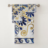 Muschel für griechische Ornamente Badhandtuch Set (Insitu)