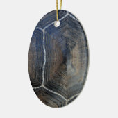 Muschel Galapagos Keramik Ornament (Links)