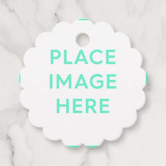 Muschel Geschenkanhänger (Vorderseite)