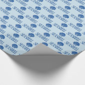 Muschel Geschenkpapier (Ecke)