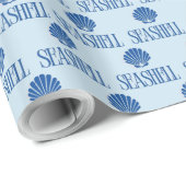 Muschel Geschenkpapier (Rolleneckpunkt)