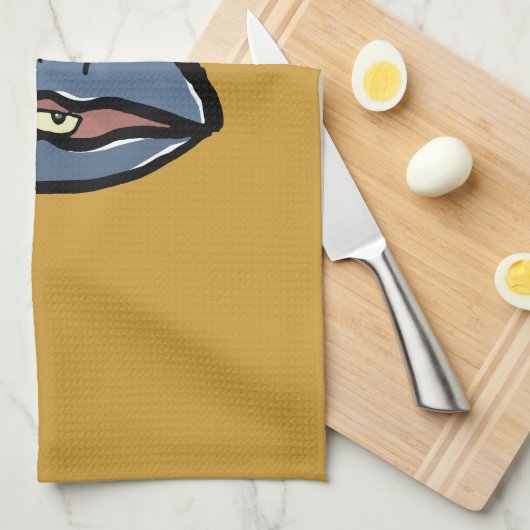 Muschel Geschirrtuch (Viertel Falte)