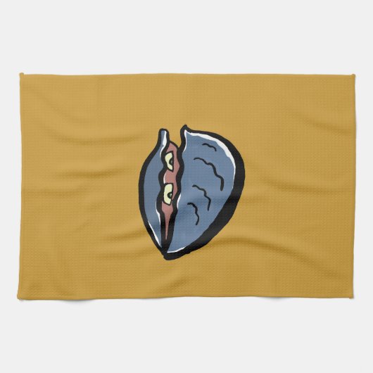 Muschel Geschirrtuch (Horizontal)