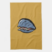 Muschel Geschirrtuch (Vertikal)