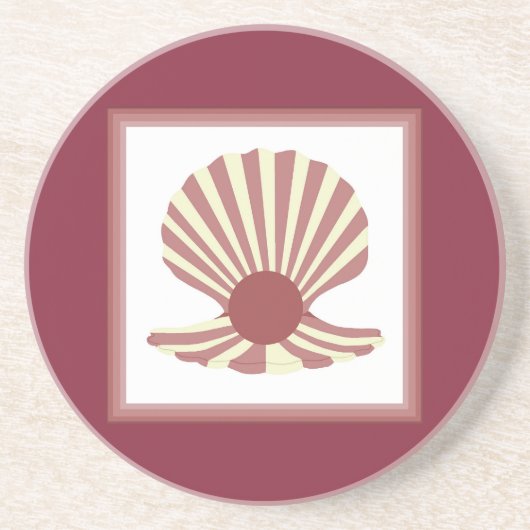 Muschel Getränkeuntersetzer (Vorne)