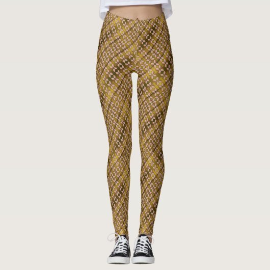 Muschel, Gold Leggings (Vorderseite)