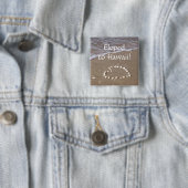 Muschel Herz am Sandstrand Button (Beispiel)