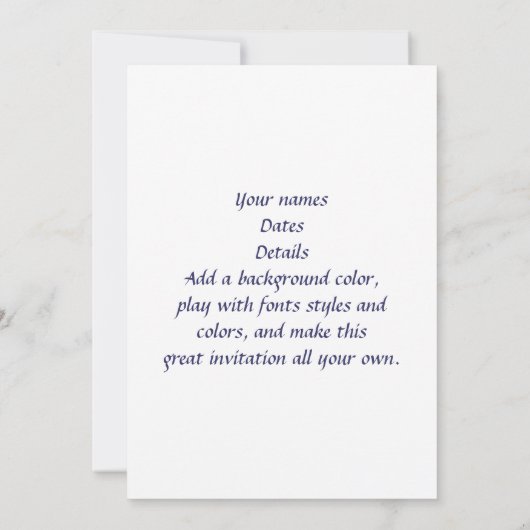 Muschel Herz auf Sand - horizontal Einladung (Rückseite)