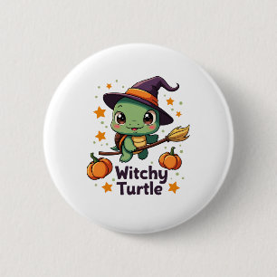 Muschel Hexenkurte Button