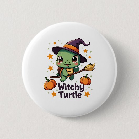 Muschel Hexenkurte Button (Vorderseite)