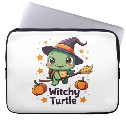 Muschel Hexenkurte Laptopschutzhülle (Vorderseite)