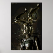 Muschel im Dunkeln Poster (Vorne)