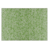 Muschel im Gepunkteten Hintergrund Schneidebrett (Vorderseite)