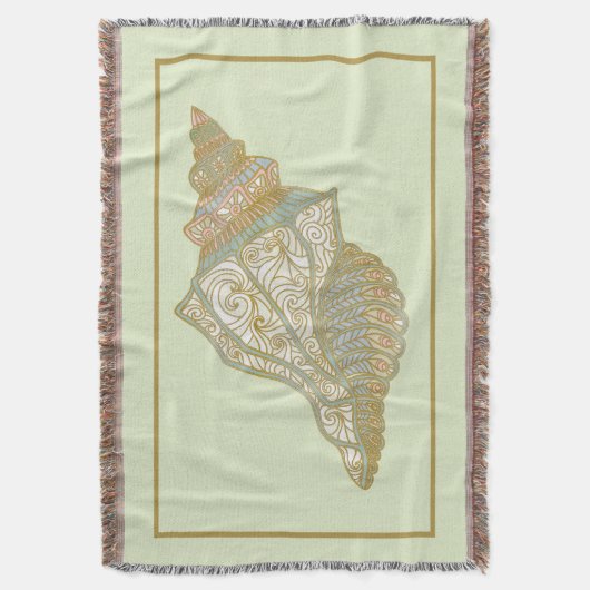 Muschel im Meer - Muscheln am Ocean Beach Decke (Vorderseite Vertikal)