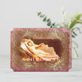 Muschel im Meer - Muscheln am Ocean Beach Einladung (Stehend Vorderseite)