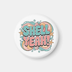 Muschel Ja! Beach Magnet